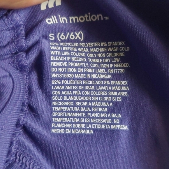 all in motion toddler Girls short sleeve‎ t-chirt size S 6-6X - Picture 6 of 6